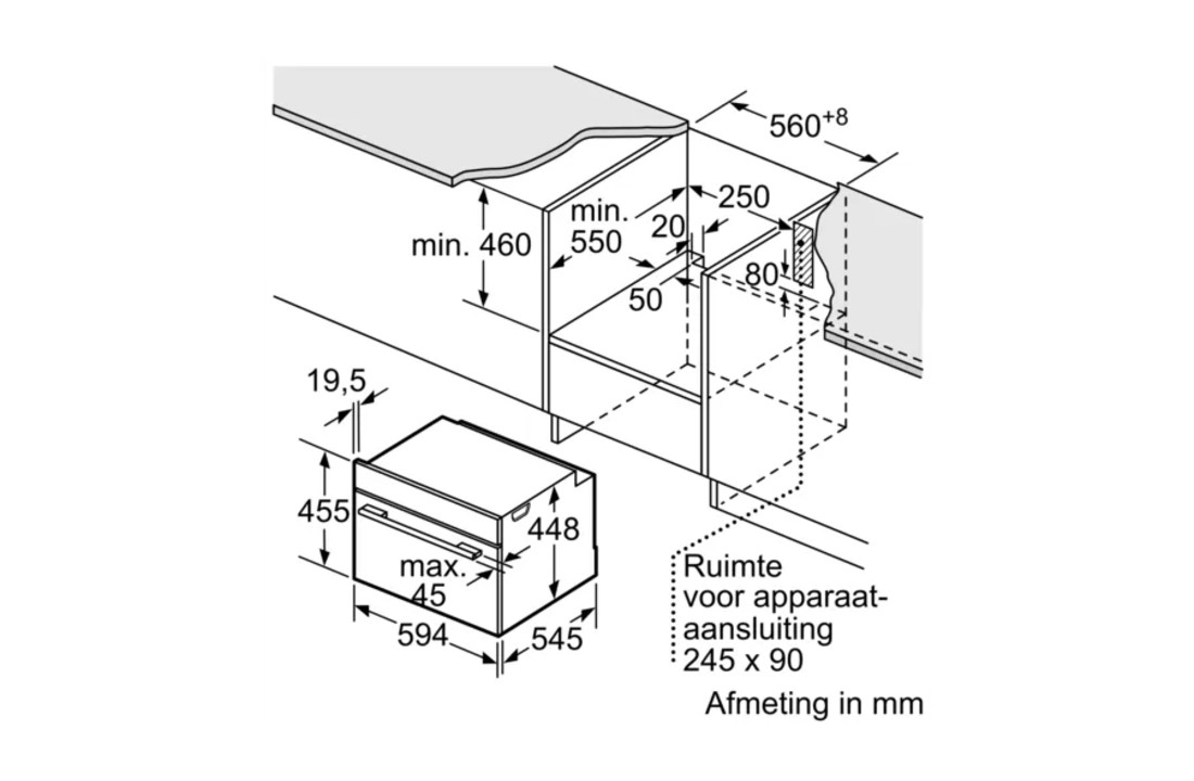 Bosch CFA634GS1 - Inbouw magnetron