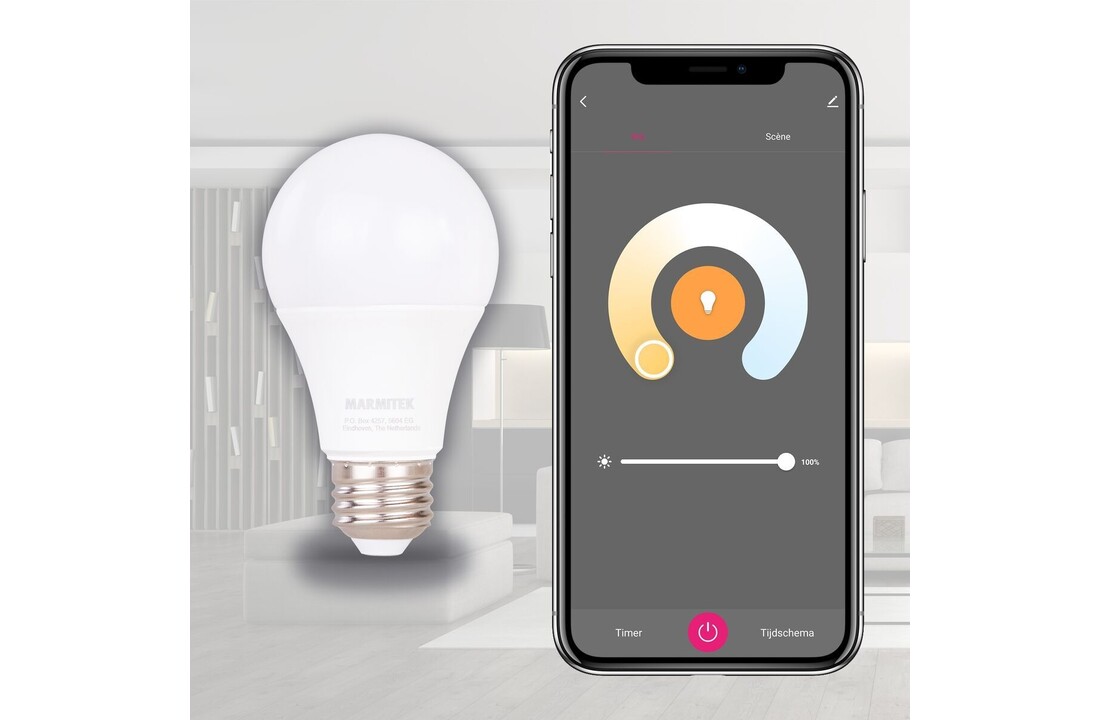 Marmitek Glow ME E27 Wit - Slimme lamp