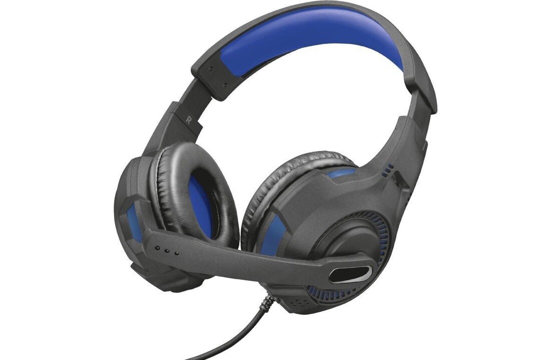 Trust GXT 307B RAVU Zwart/Blauw - Gaming headset