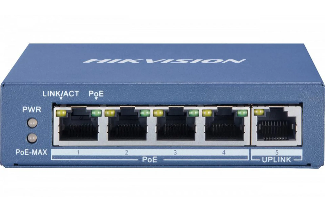 Hikvision DS-3E0505P-E - Netwerk switch