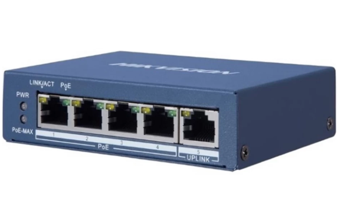 Hikvision DS-3E0505P-E - Netwerk switch