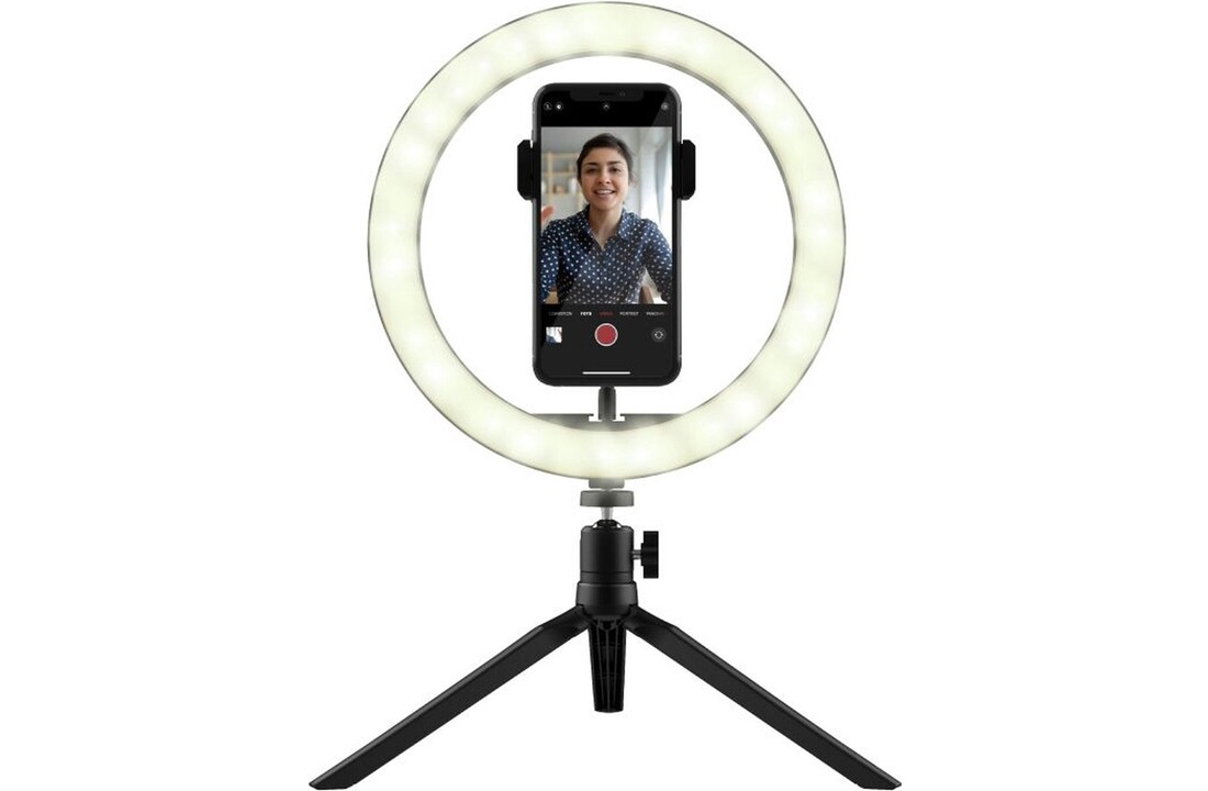 Trust Maku Vloggingkit ringlamp
