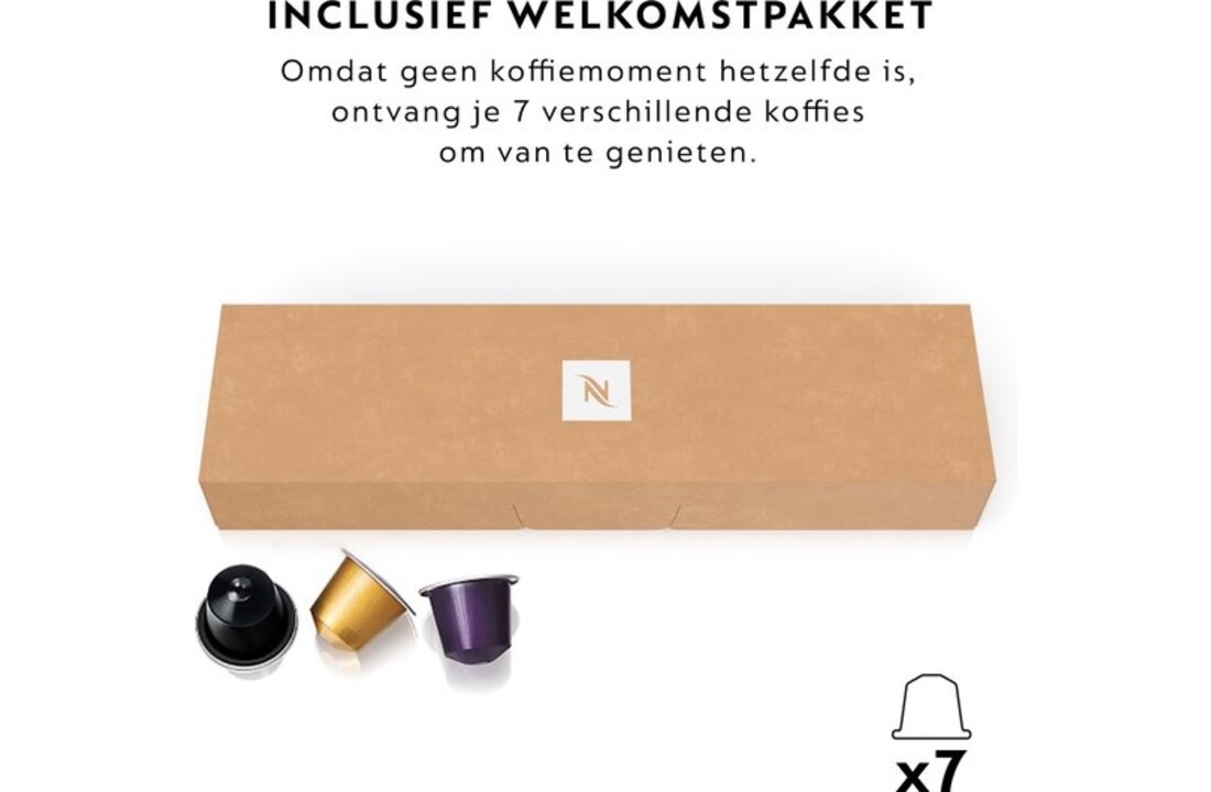 Krups Nespresso Pixie XN306T Titanium - Koffiemachine