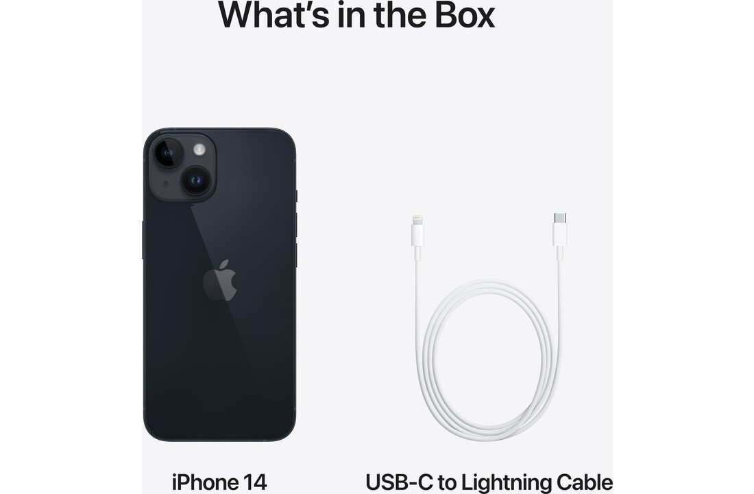 Refurbished iPhone 14 128 GB Paars (A grade) - Mobiele telefoon
