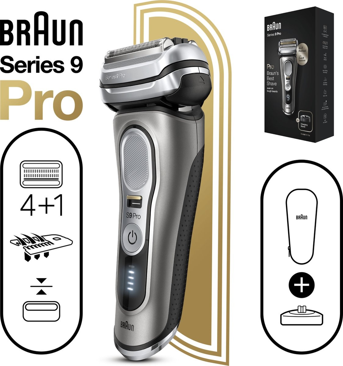 Braun Series 9 Pro 9415s Wet & Dry - Scheerapparaat