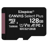 Kingston Canvas Select Plus 128GB Micro SDXC geheugenkaart - Micro SD kaart