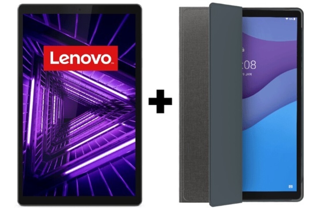 Lenovo Tab M10 HD 32GB (2de generatie) + Sleeve - Tablet
