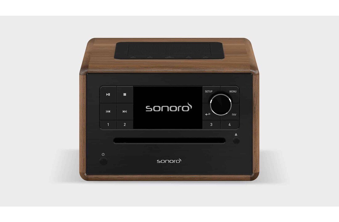 Sonoro Elite X Antraciet/ walnut - Radio