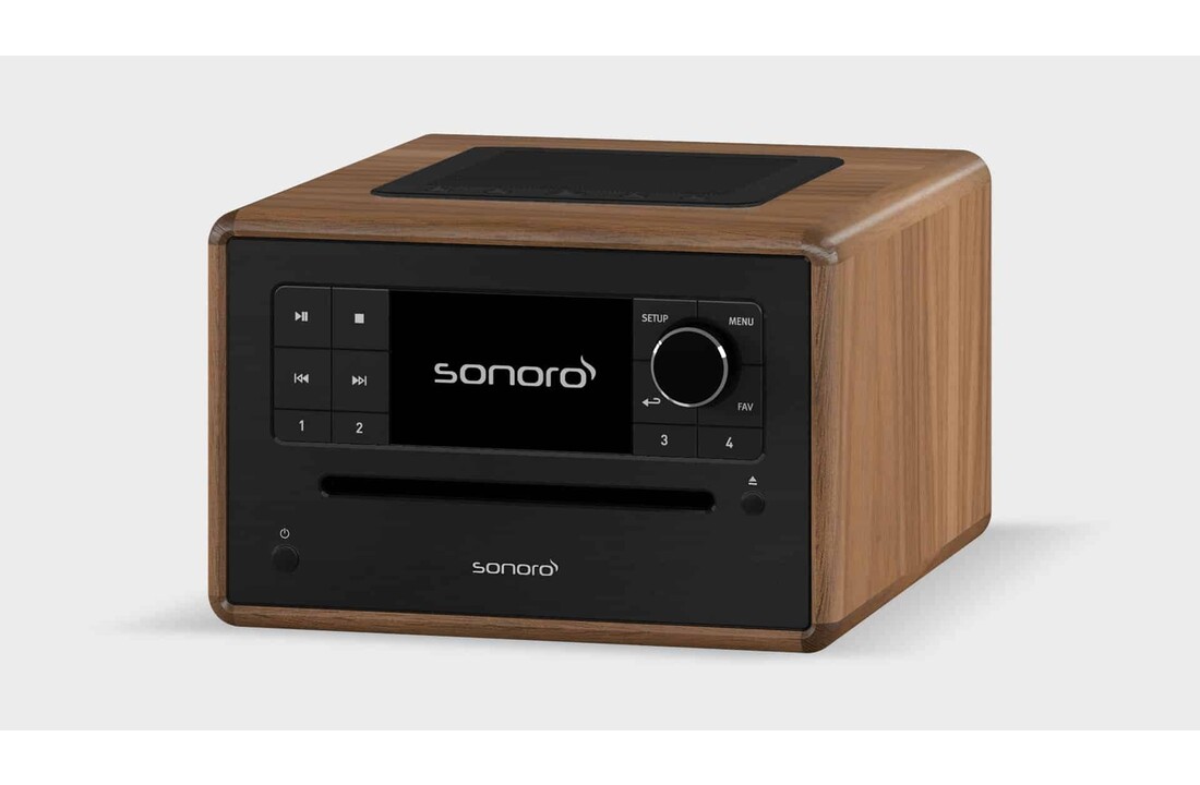 Sonoro Elite X Antraciet/ walnut - Radio