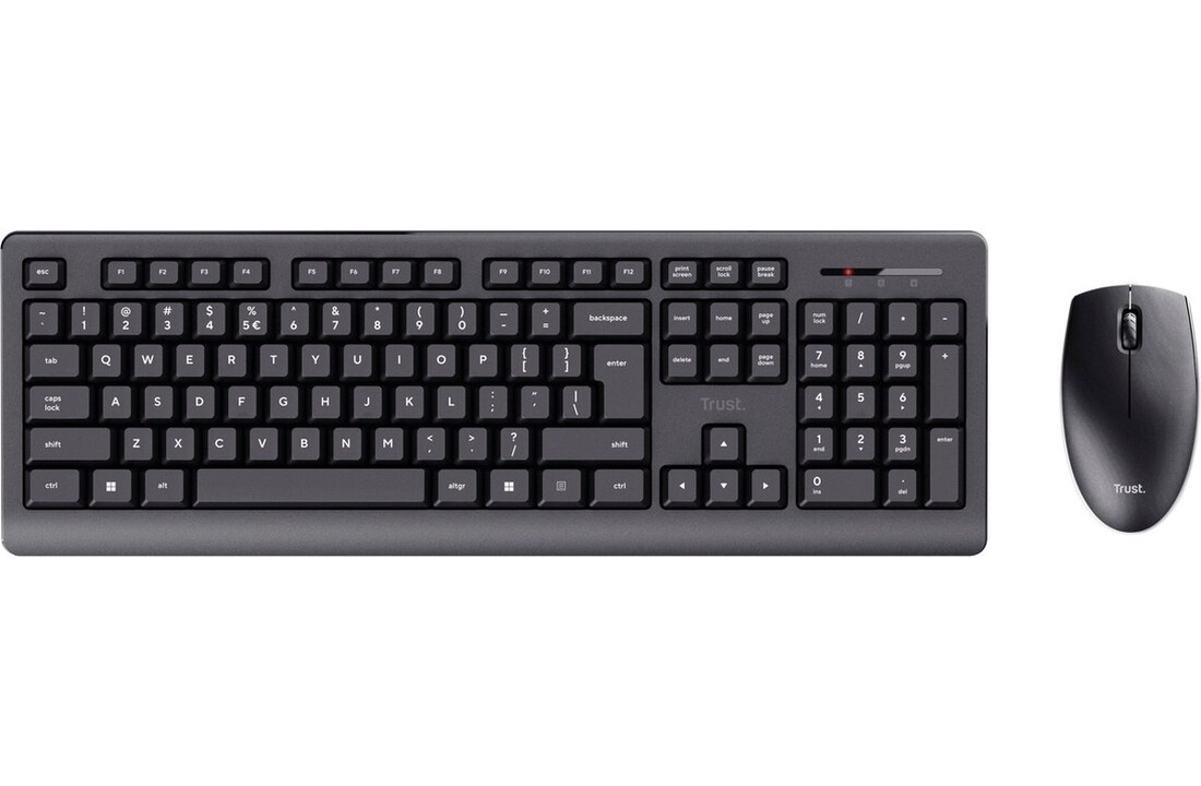 Trust Primo Zwart - Toetsenbord + muis set