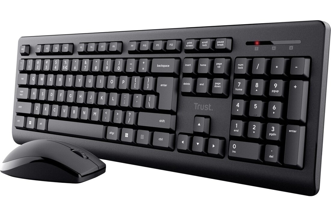 Trust Primo Zwart - Toetsenbord + muis set