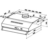 Beko CFB 6432 XG - Onderbouw afzuigkap