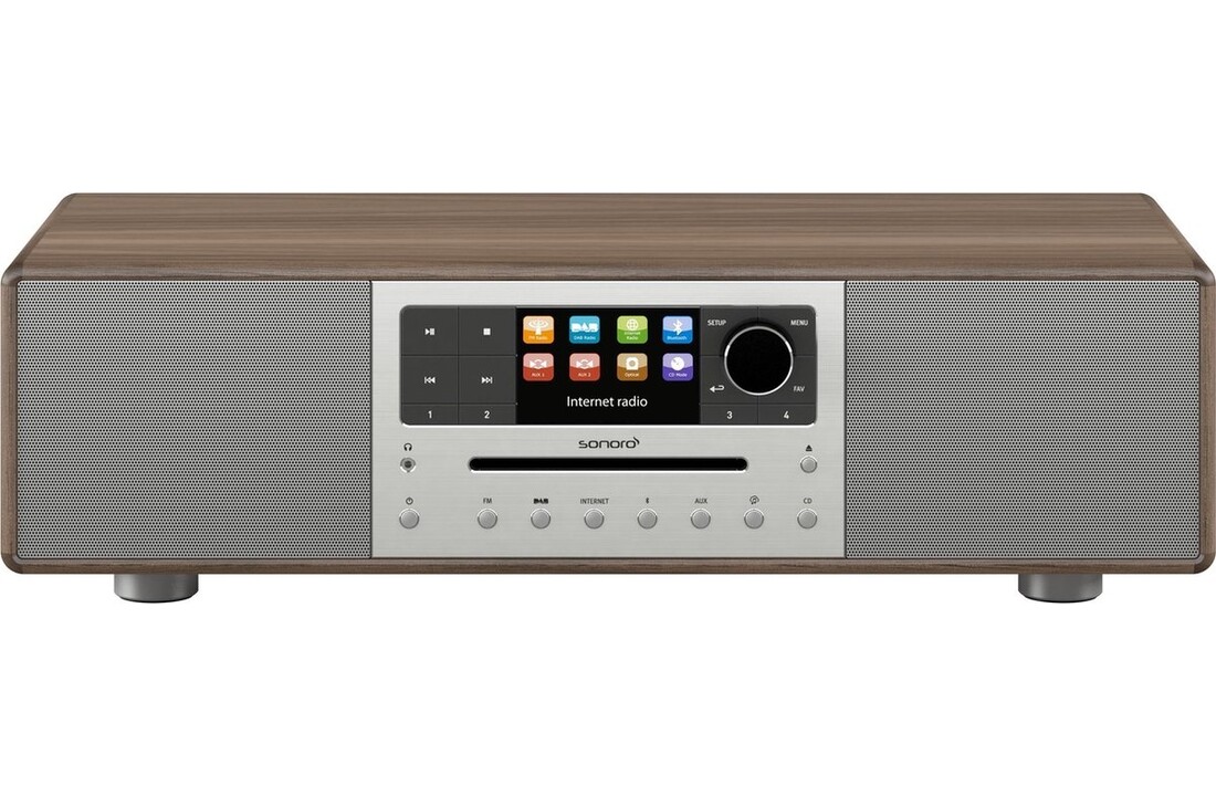 Sonoro Meisterstuck SO-610 V2 Walnoot - Radio