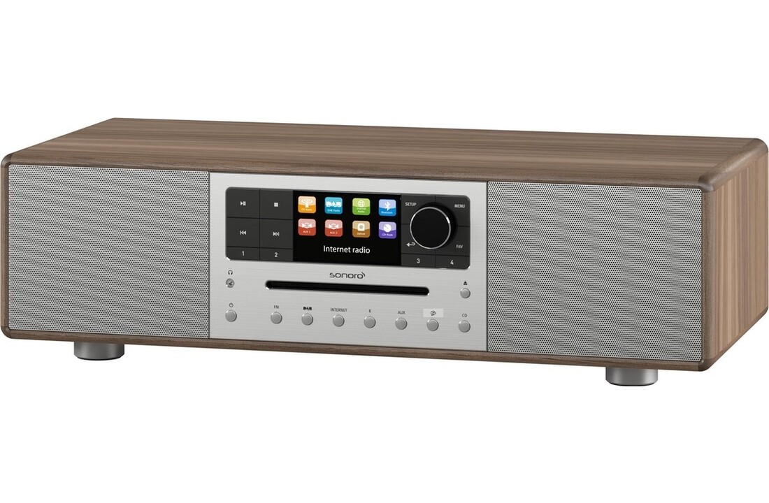 Sonoro Meisterstuck SO-610 V2 Walnoot - Radio