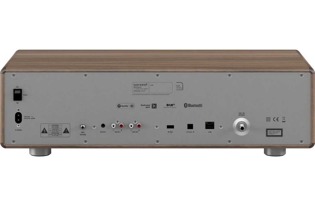 Sonoro Meisterstuck SO-610 V2 Walnoot - Radio