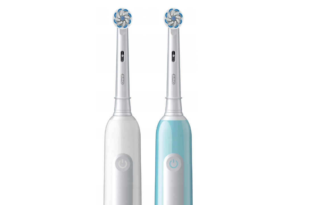 Oral-B Pro 1 Duo White & Blue - Elektrische tandenborstel