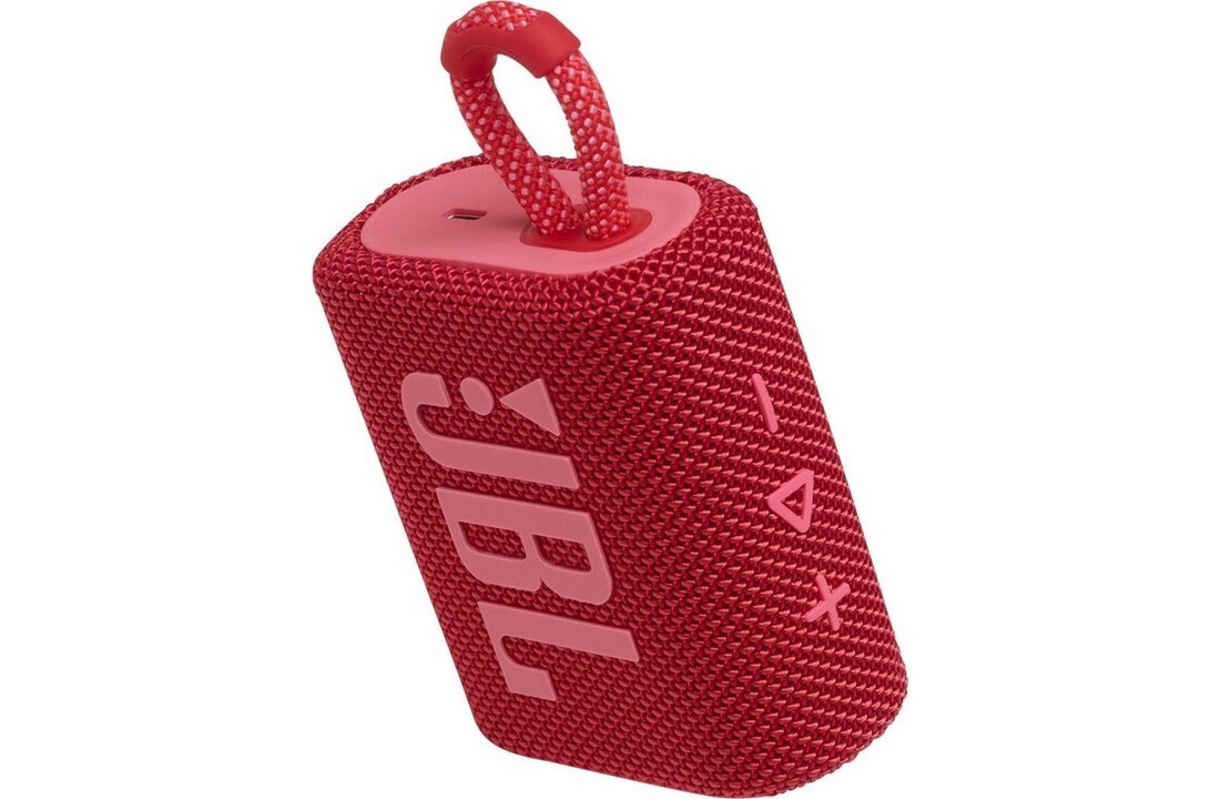 JBL Go 3 Rood - Draadloze speaker