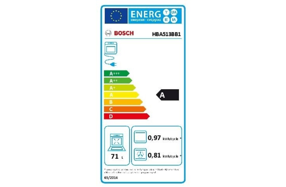 Bosch HBA513BB1 - Inbouw oven
