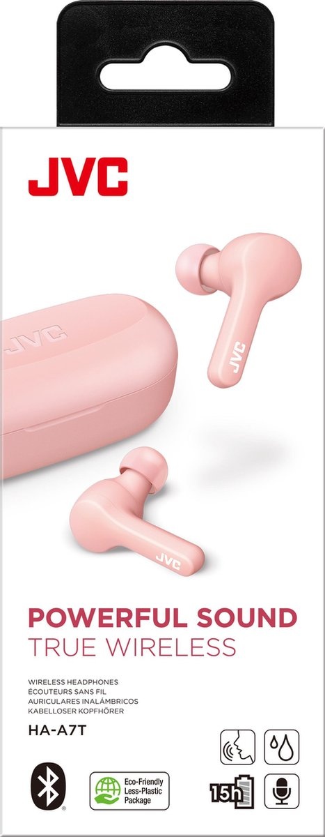 JVC HA-A7T (Roze) - Draadloze oordopjes