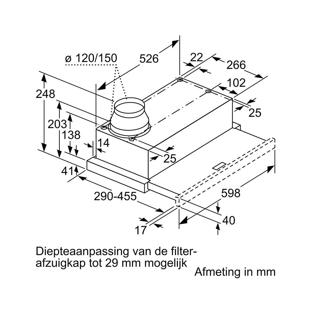 Siemens LI63LA526 - Vlakscherm afzuigkap