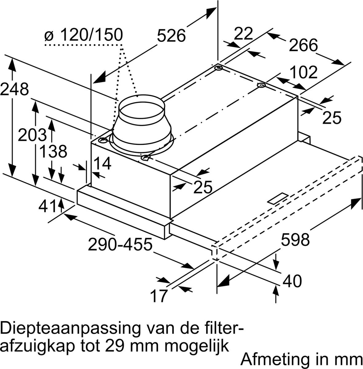 Siemens LI63LA526 - Vlakscherm afzuigkap