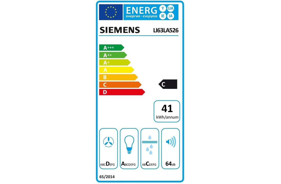 Siemens LI63LA526 - Vlakscherm afzuigkap