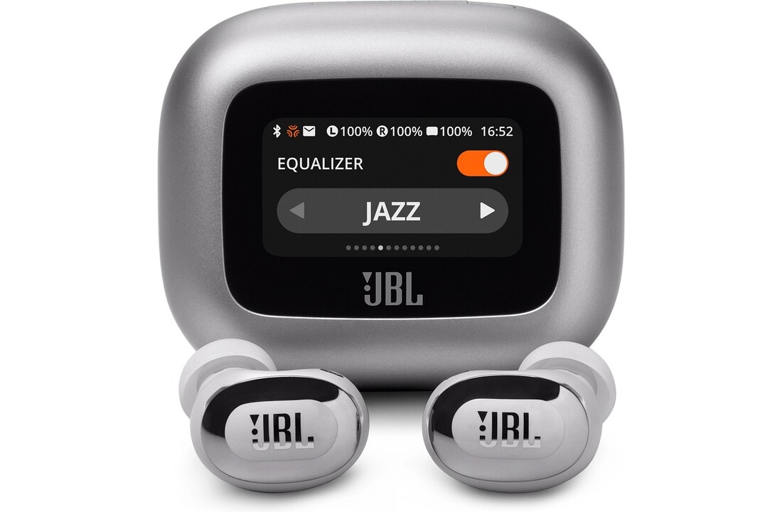 JBL Live Buds 3 Zilver - Draadloze oordopjes