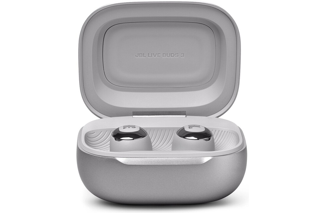 JBL Live Buds 3 Zilver - Draadloze oordopjes