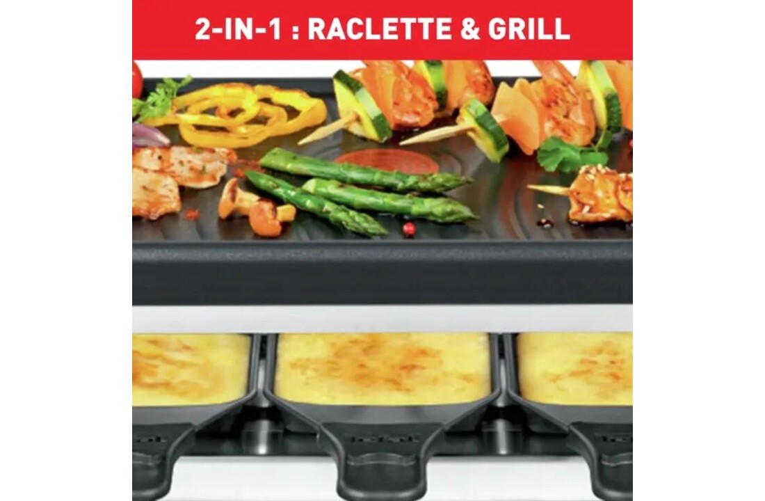 Tefal Gourmet 10 Inox & Design RE4588 - Gourmetset