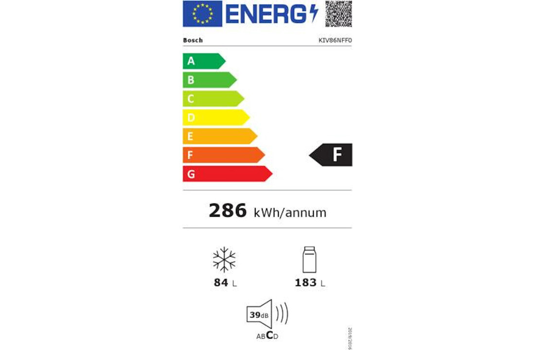 Bosch KIV86NFF0 - Inbouw koel-vriescombinatie