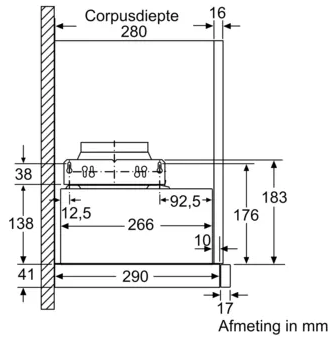 Siemens LI64LA521 - Vlakscherm afzuigkap