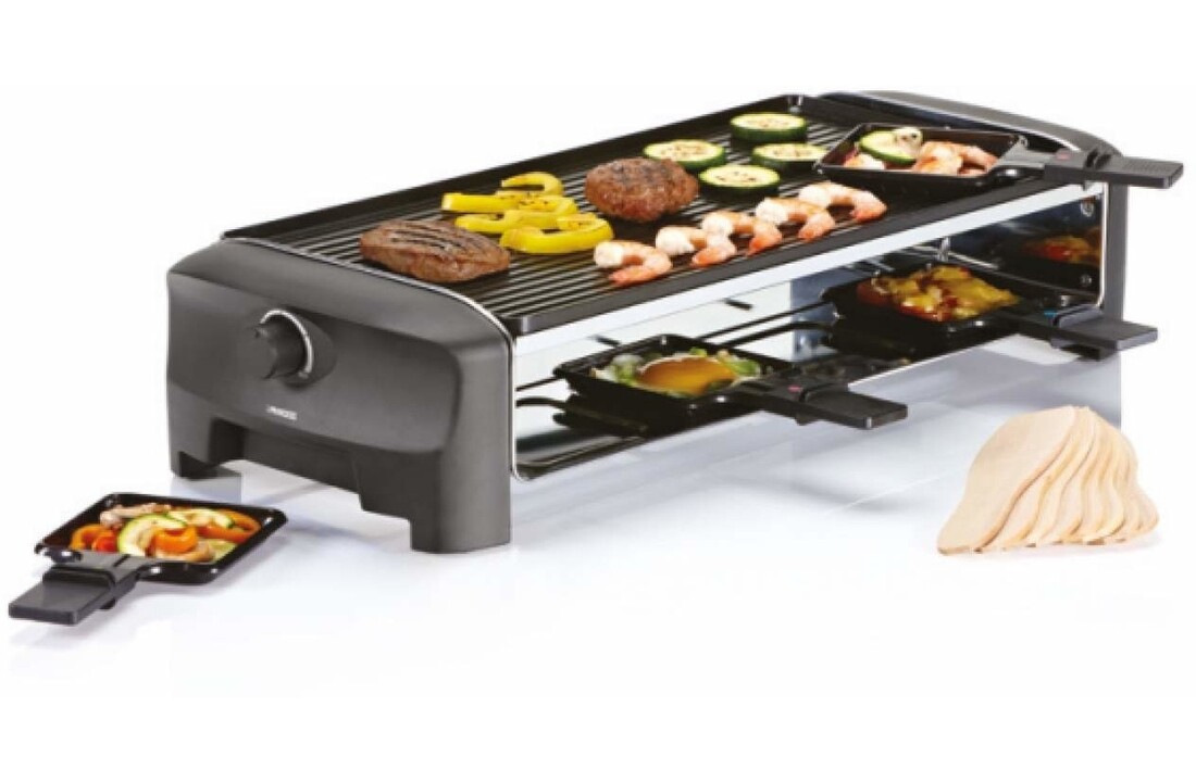 Princess 162840 Raclette 8 Grill and Teppanyaki Party - Gourmetset