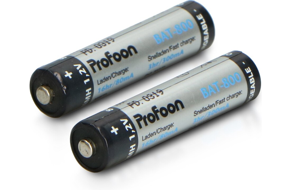 Profoon BAT-800 AAA Oplaadbare batterijen