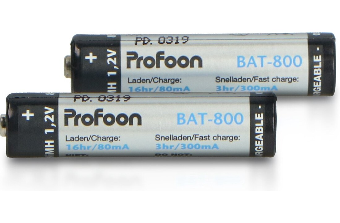 Profoon BAT-800 AAA Oplaadbare batterijen