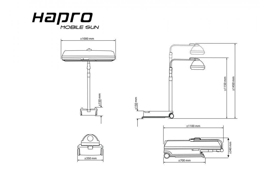 Hapro Mobile Sun HP8540 - Zonnehemel