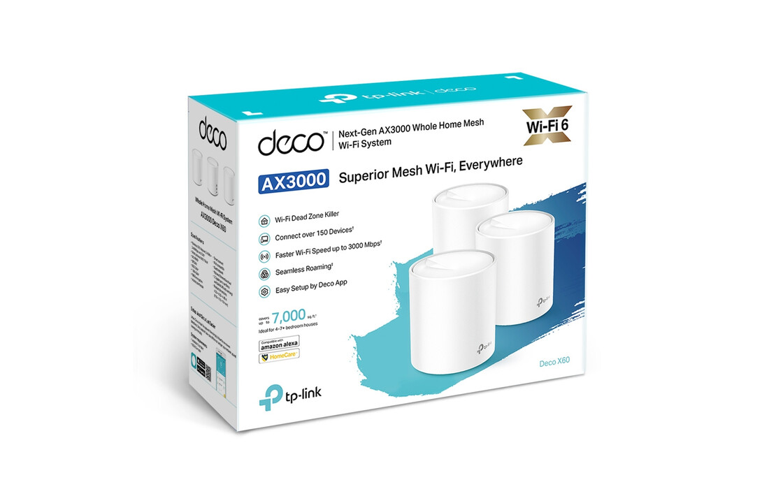 TP-Link Deco X60 (3 Pack) - Router