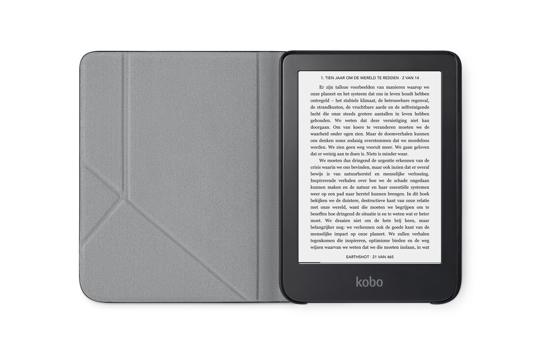 Kobo Clara 2E SleepCover Zwart - Beschermhoes
