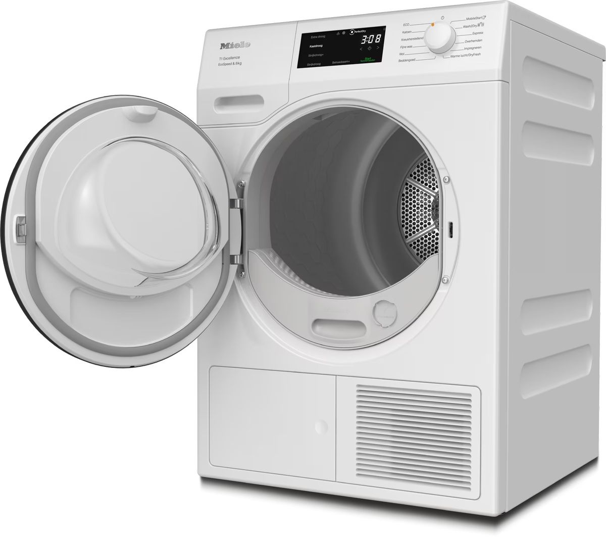 Miele TEC655WP EcoSpeed - Warmtepompdroger.