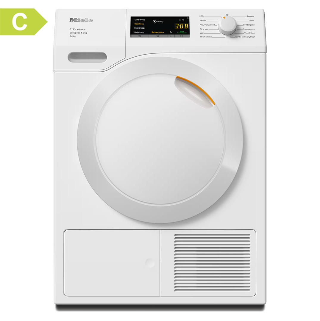 Miele TEA535WP 8kg Active Warmtepompdroger.