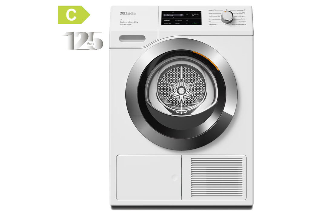 Miele TEL695WP 125 Gala Edition Lotuswit - T1 Warmtepompdroger.