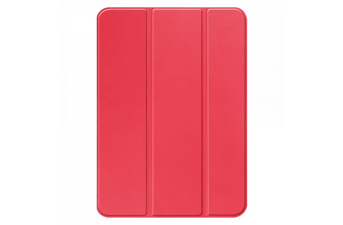 Just in Case Smart Tri-Fold Case - Apple iPad 2022 - Rood - Beschermhoes