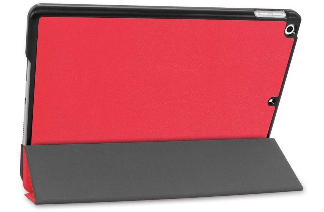 Just in Case Smart Tri-Fold Case - Apple iPad 10.2 - Rood - Beschermhoes