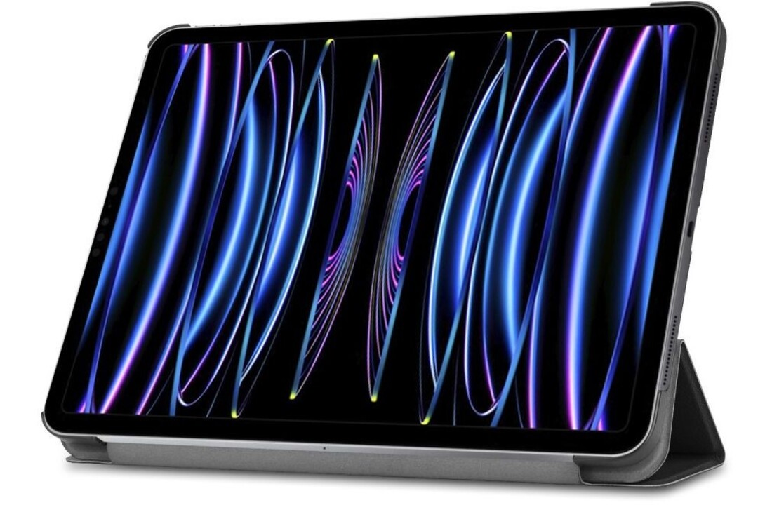 Just in Case Smart Tri-Fold Case - Apple iPad Pro 11 - Zwart - Beschermhoes