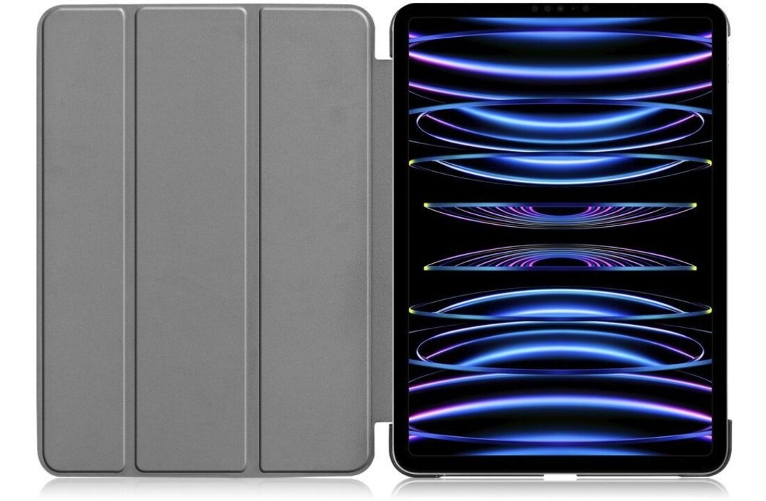 Just in Case Smart Tri-Fold Case - Apple iPad Pro 11 - Zwart - Beschermhoes