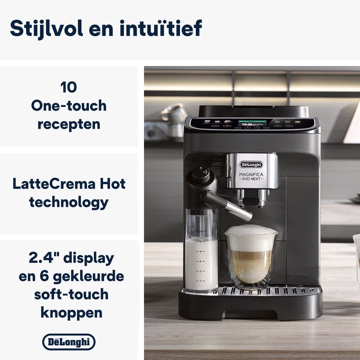 De'Longhi Magnifica Evo Next ECAM310.60.B - Koffiemachine