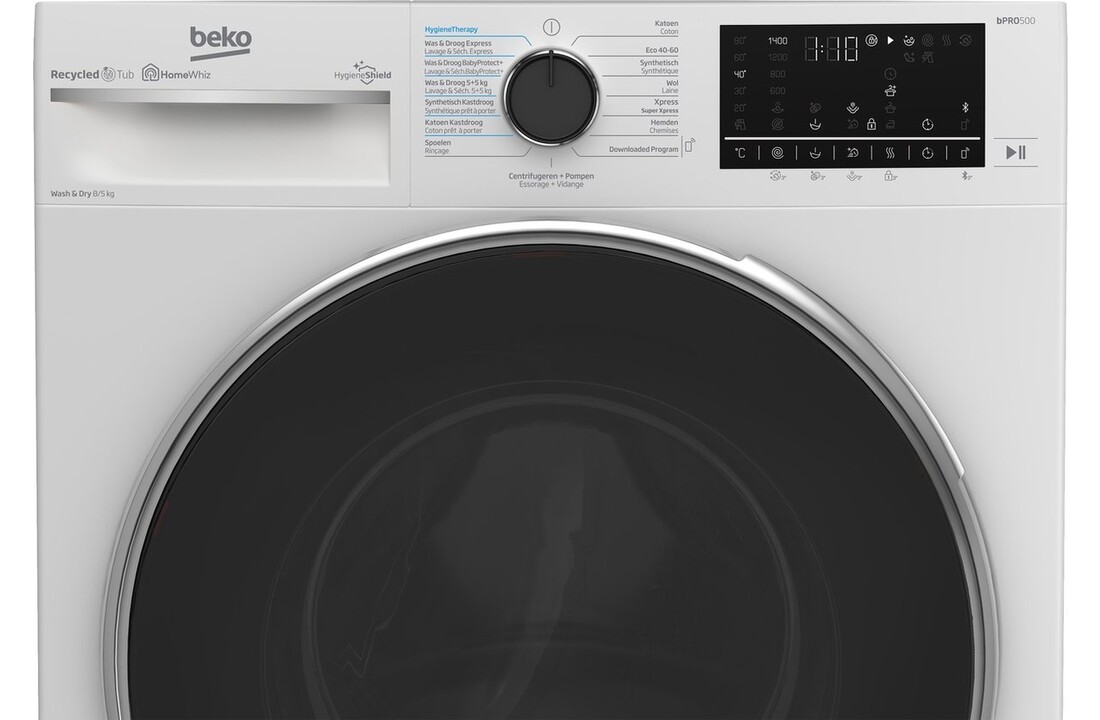 Beko B5DT510446W - Was-droogcombinatie
