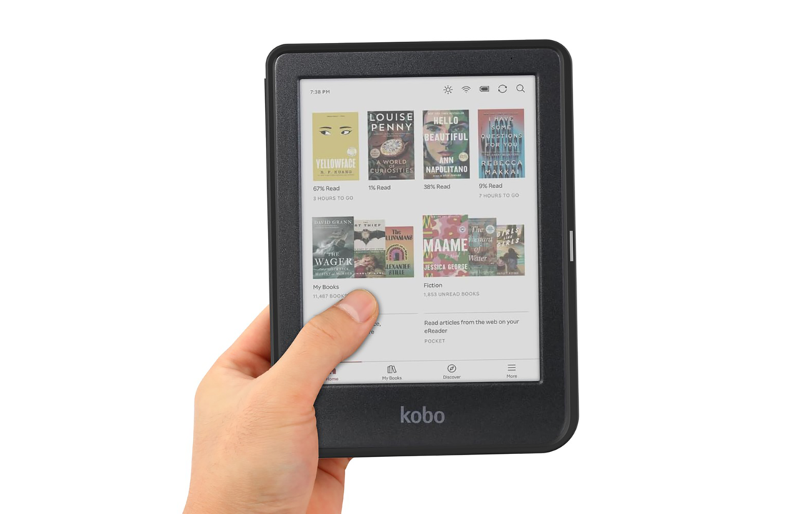 Just in Case Kobo Clara Folio Case Zwart