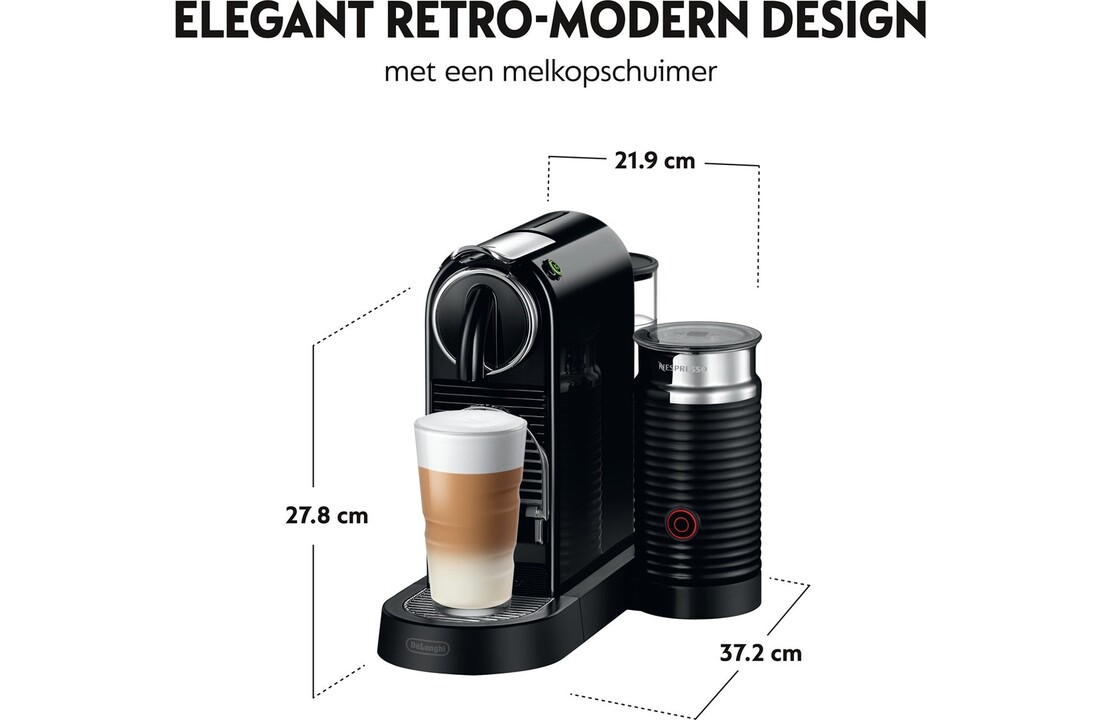 De'Longhi Nespresso Citiz & Milk EN267.BAE - Koffiemachine