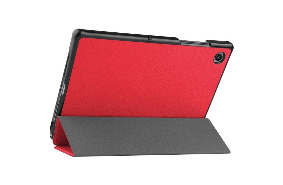 Just in Case Smart Tri-Fold Case - Samsung Galaxy Tab A8 - Rood - Beschermhoes