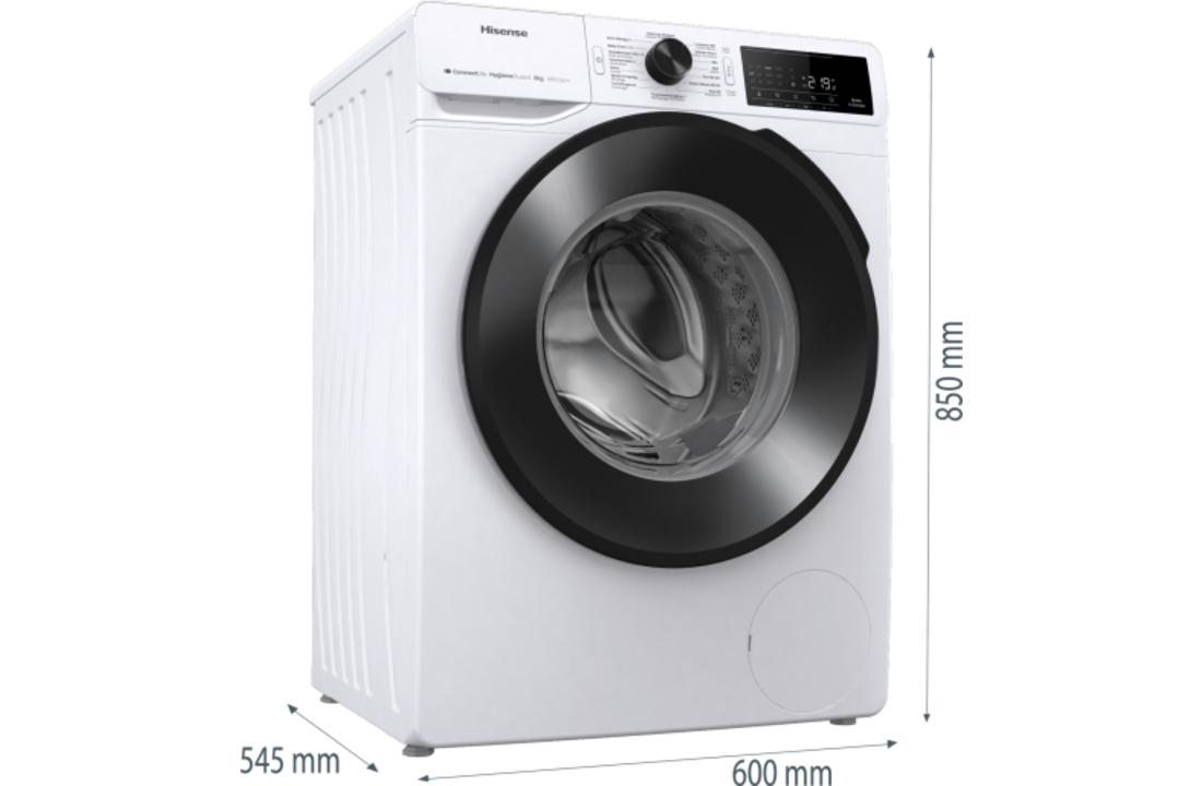 Hisense WF3V843BW/BLX - Wasmachine.